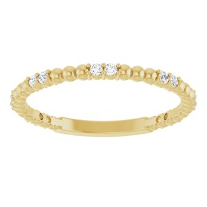 Beaded Anniversary Band