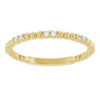 Beaded Anniversary Band