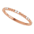 Beaded Anniversary Band
