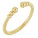 Negative Space Beaded Ring