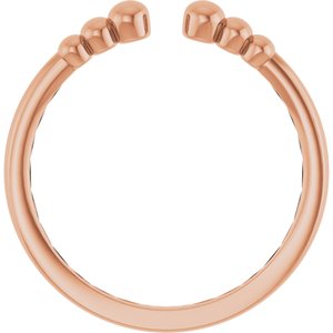 Negative Space Beaded Ring