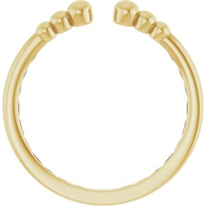 Negative Space Beaded Ring