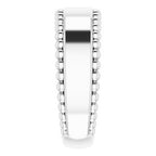 Engravable Beaded Ring