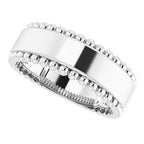 Engravable Beaded Ring