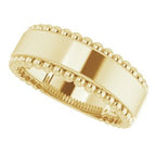 Engravable Beaded Ring