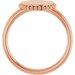 Engravable Beaded Signet Ring