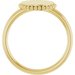 Engravable Beaded Signet Ring