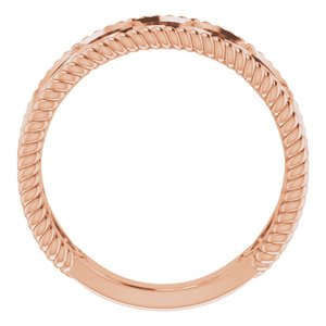 Geometric Rope Ring