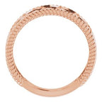 Geometric Rope Ring