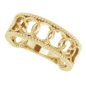 Geometric Rope Ring