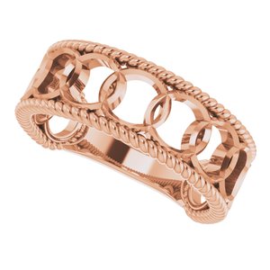 Geometric Rope Ring