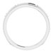 Beaded Edge Accented Comfort-Fit Band