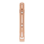 Beaded Edge Accented Comfort-Fit Band