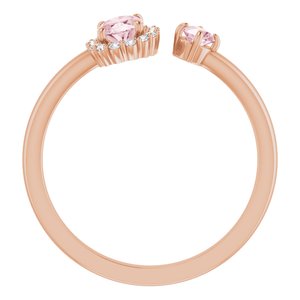 Accented Halo-Style Ring