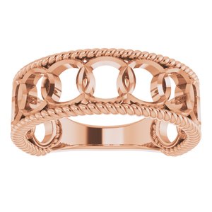 Geometric Rope Ring