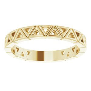 Geometric Stackable Ring
