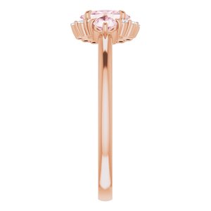 Accented Halo-Style Ring