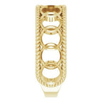 Geometric Rope Ring