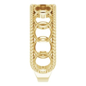 Geometric Rope Ring