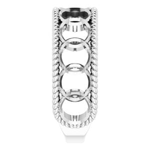 Geometric Rope Ring