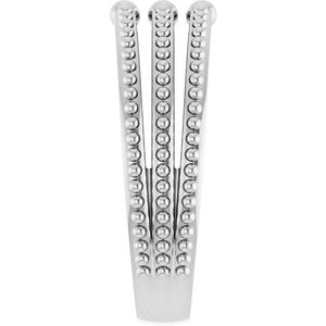 Beaded Negative Space Ring