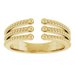 Beaded Negative Space Ring