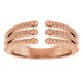 Beaded Negative Space Ring