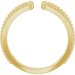 Beaded Negative Space Ring