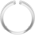 Beaded Negative Space Ring
