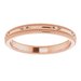 Beaded Edge Accented Comfort-Fit Band