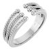 Beaded Negative Space Ring