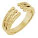 Beaded Negative Space Ring