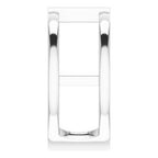 Baguette Negative Space Ring