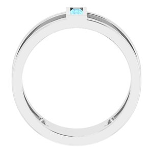 Baguette Negative Space Ring
