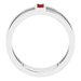 Baguette Negative Space Ring