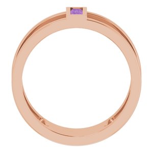 Baguette Negative Space Ring