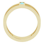 Baguette Negative Space Ring