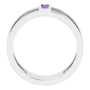 Baguette Negative Space Ring
