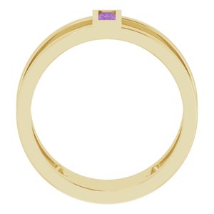 Baguette Negative Space Ring