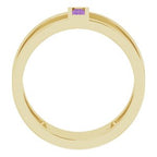 Baguette Negative Space Ring