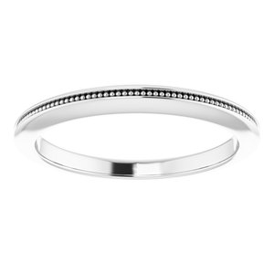 Solitaire Engagement Ring or Band