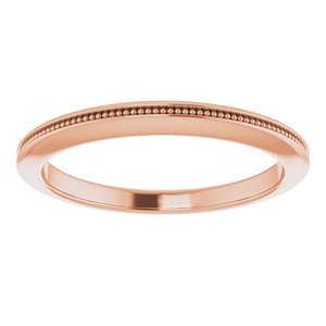 Solitaire Engagement Ring or Band