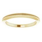 Solitaire Engagement Ring or Band