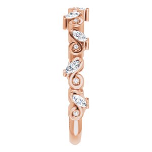 Sculptural Anniversary Band