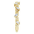 Sculptural Anniversary Band