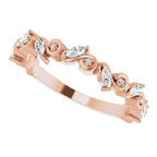 Sculptural Anniversary Band