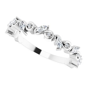 Sculptural Anniversary Band
