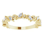 Sculptural Anniversary Band