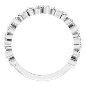 Sculptural Anniversary Band