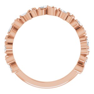 Sculptural Anniversary Band